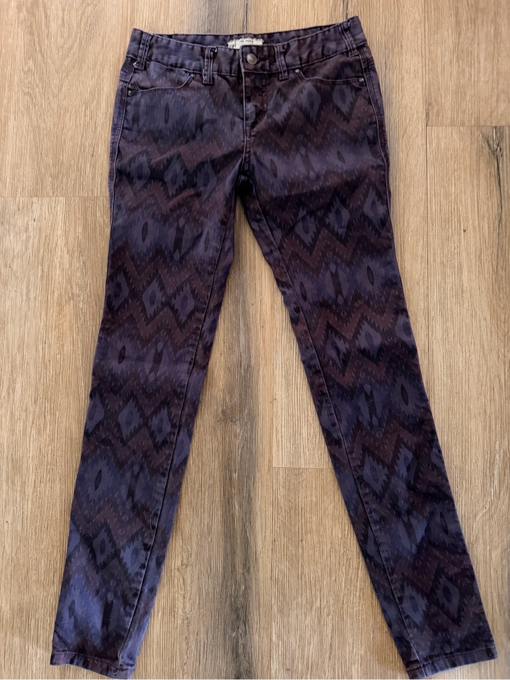 We the Free Women's Printed Slim Jeans - Purple Pattern